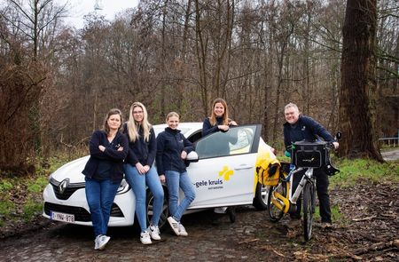 Thuisverpleegkundigen op de fiets